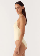 Santiago One Piece Swimsuit - Yellow
